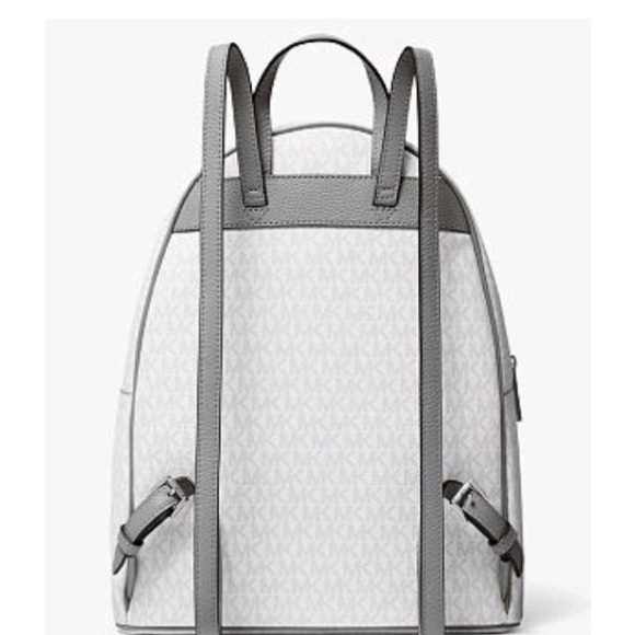 Michael Kors Abby large monogram, tech friendly backpack - Picture 2 of 9